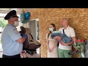 В Электроуглях сотрудники ДПС доставили беременную женщину в перинатальный центр