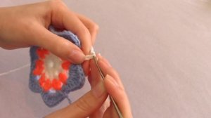 Салфетка/подставка под горячее крючком