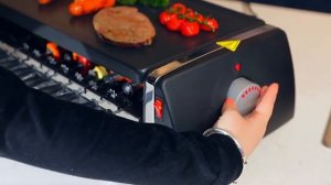 Food grade New Style Non-Stick Smokeless Flat Top Electric BBQ Grill pan
