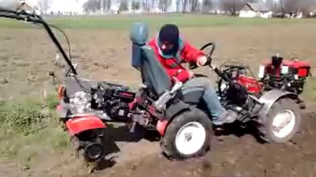 мотоблок-переломка+фреза. смотреть онлайн