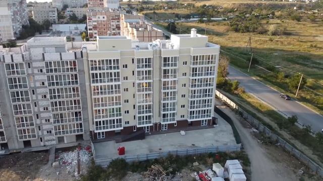 ЖК Централ Парк август 2021 возведённые секции Керчь смотреть онлайн