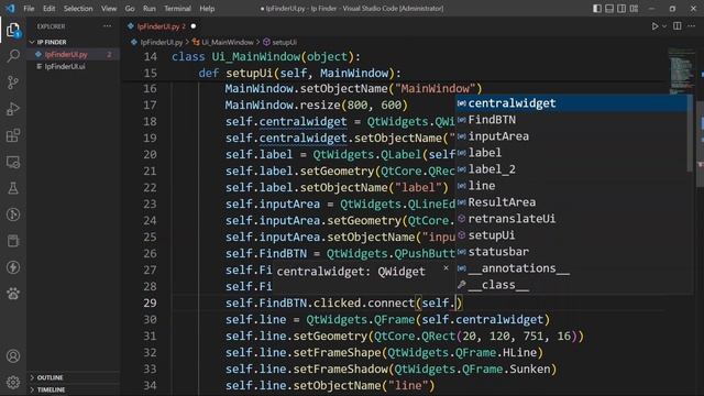 Make ip finder GUI application in python || Python language project