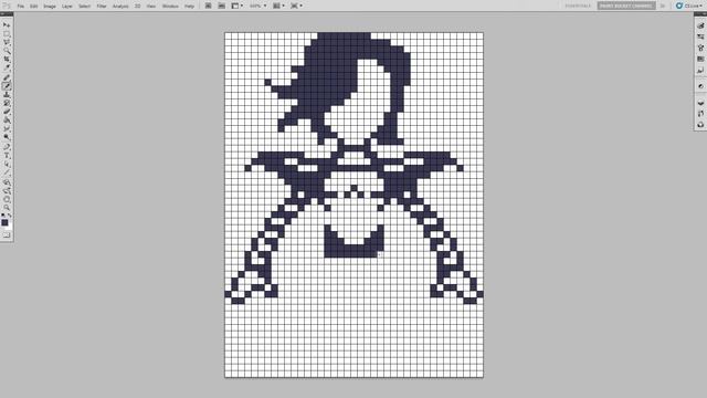 How to Draw Mettaton EX - Undertale Pixel Art Step by Step Drawing Tutorial