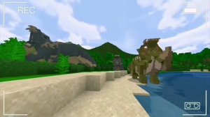 Обзор Динозавра | Синоцератопс/Sinoceratops | Мод Время Динозавров/Dinosaur's Time | Minecraft