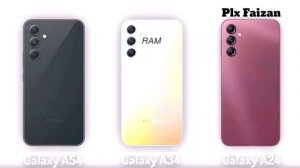 Samsung GAlaxy A54 vs Samsung Galaxy A34 vs Samsung Galaxy A24 | Plx Faizan