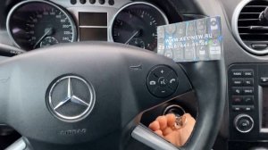 Mercedes W164 ML GL Ключ не определяется неисправен замок
