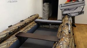 Лодка Риф Тритон 390F НДНД Камуфляж Лес