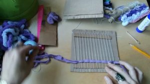 В гостях у мастерицы - Ткацкий станок своими руками для самых маленьких