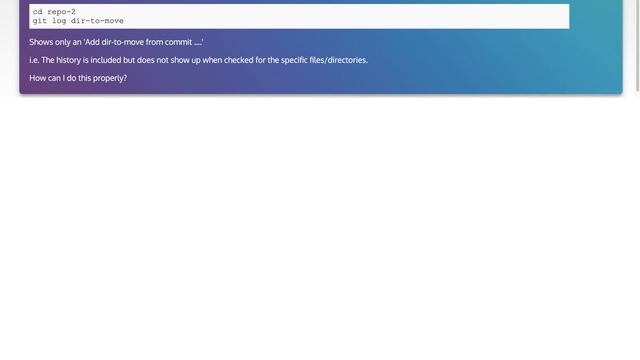 git move directory to another repository while keeping the history смотреть онлайн