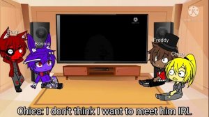 FNAF reacts to: Meet The Scout, Soldier and Pyro