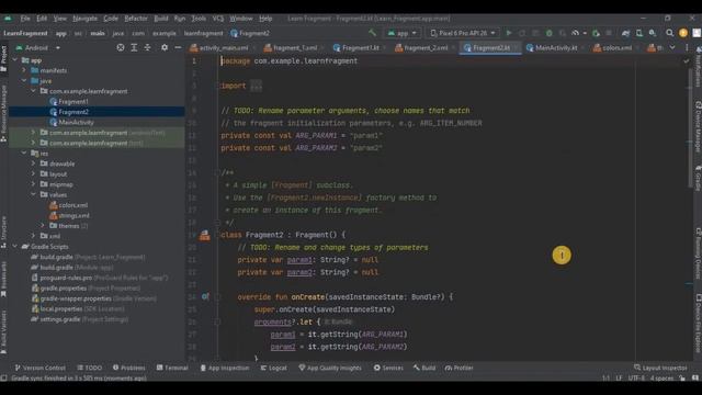 Fragment in Android Studio using Kotlin | Android Knowledge