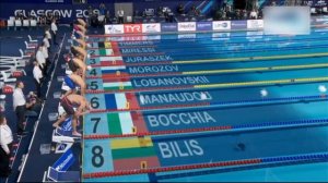 Морозов против Манаду на 50 м Вольный стиль в Глазго
