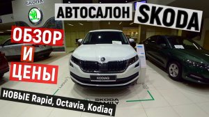 Автосалон Skoda. Краткий обзор Octavia, Kodiaq, Rapid.