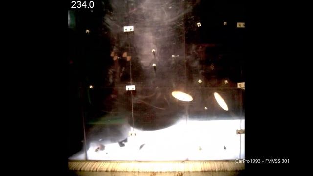 1996 Jeep Grand Cherokee Vs. 1993 Cadillac DeVille FMVSS 301 Rear Crash Test (Test #3 - No Leak) смотреть онлайн