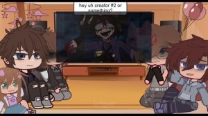 Past Aftons React To Future Michael // afton + Noah [OLD AU]