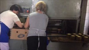 Пеллетная горелка в хлебопекарной печи ФТЛ 20