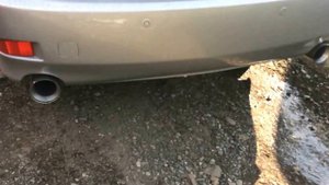 Lexus IS 250 выхлоп