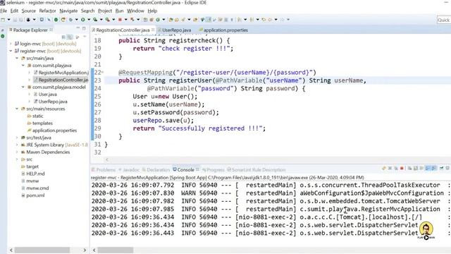 Microservices : Login And Register using SpringBoot, JSP & SQL [Part-2 : Registration Microservice] смотреть онлайн