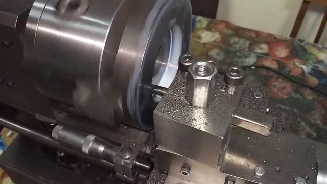 Часть 1. Изготовление переходной планшайбы под патрон 125 мм на шпиндель 100мм для Корвет-401 смотреть онлайн