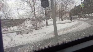 В автобусе. Тюмень АО 995 72 КАвЗ 4235 62 Маршрут № 80д