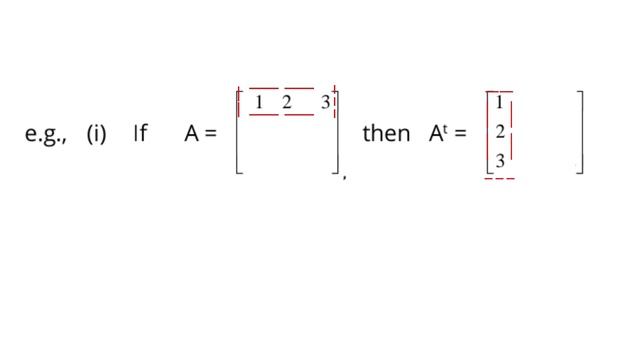 Matrix | Transpose of a Matrix| Transpose Matrix | Types of Matrix