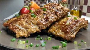 Смазываю РЕБРЫШКИ горчицей и в духовку. Рецепт на УЖИН из 2-х ингредиентов.mp4