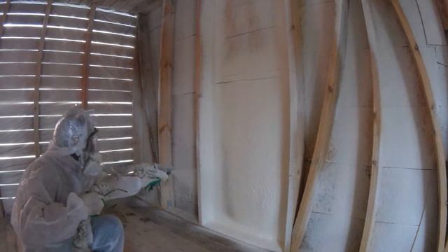 Утепление стен мансарды пенополиуретаном (ППУ) в Пензе смотреть онлайн