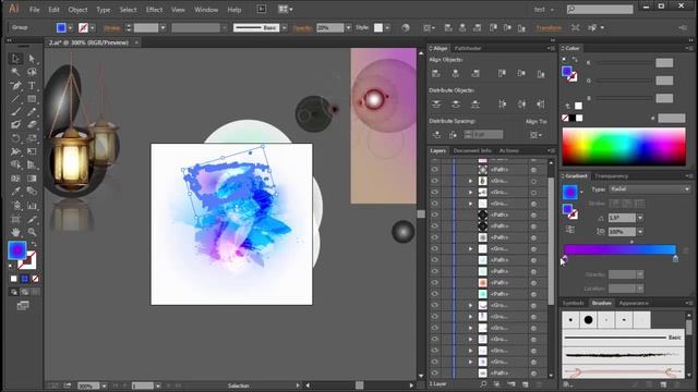 24 | Акварельный фон | Серия 2 | JULI ROSE смотреть онлайн