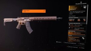 the Division 2 именные предметы из Тёмной зоны