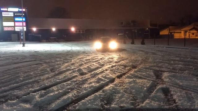 Mazda 6 winter snow drift