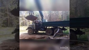 зил 131 манипулятор (ПЕРВАЯ ПОГРУЗКА)