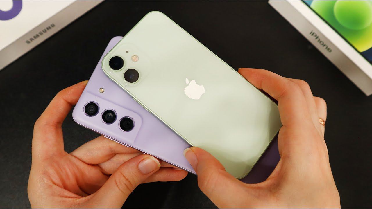 ЗАПАХ СТАРЫХ ФЛАГМАНОВ - APPLE или SAMSUNG за 60.000 рублей? iPhone 12 mini или Galaxy S21FE? смотреть онлайн