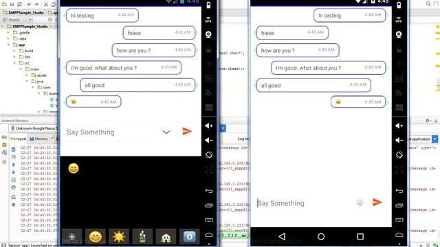 XMPP Sample for android смотреть онлайн