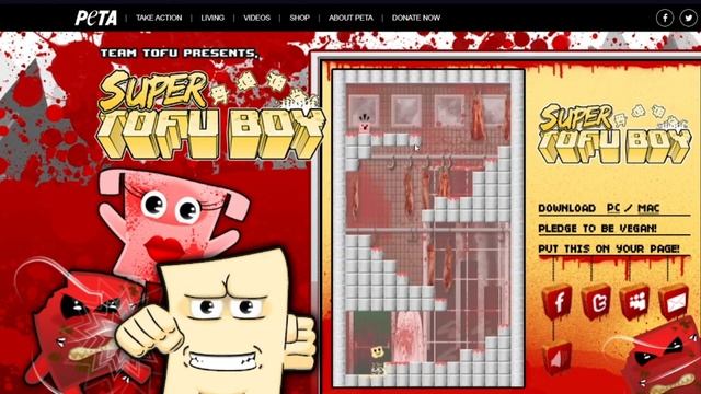 Can you beat Super Tofu Boy as Meat Boy? смотреть онлайн
