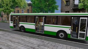 Omsi 2 ЛиАЗ-5256.26 по карте Большая Деревня.