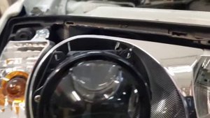 Установка Biled Light Way V3pro в Ладу Калину 2