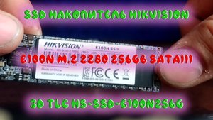 0079. SSD накопитель Hikvision E100N M.2 2280 256GB SATAIII 3D TLC HS-SSD-E100N256G