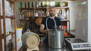 Подготовка бочки паром