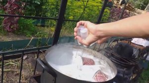 чистим посуду     с клеем