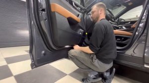 BYD tang . Снятие дверной карты передней двери. byd tang door panel removal