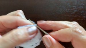 Как связать крючком колокольчик на елку - #3