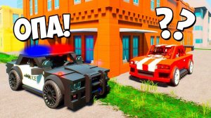 КОПЫ И ПРЕСТУПНИКИ! ЛУЧШАЯ МАСКИРОВКА И НЫЧКА В ДОМАХ! ПРЯТКИ ОТ ПОЛИЦИИ В БРКИ РИГС (Brick Rigs)