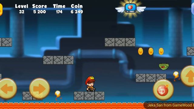 Level 32. Босс № 2. Прохождение игры Super Bobby Go! на Android смотреть онлайн