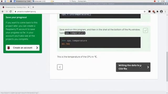 RASPBERRY PI | TEMPERATURE LOG | MINI PROJECT смотреть онлайн