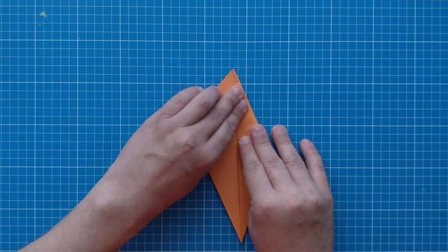 Вегетарианское оригами. Морковка из бумаги | Vegetarian origami. Paper carrot