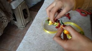 DIY   Осенний ободок /աշնանային աբադոկ /Autumn  wreath