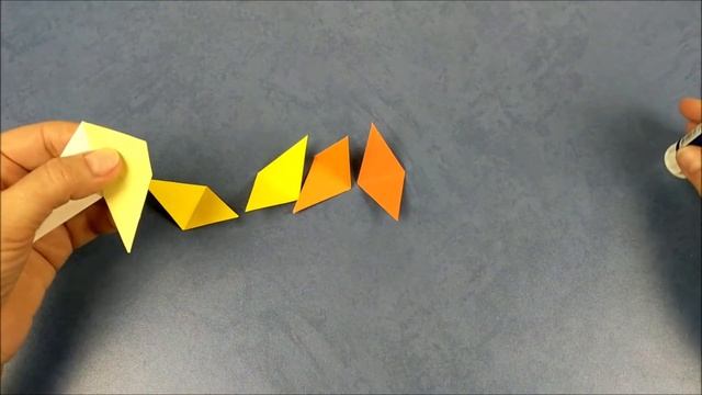 Самая простая и эффектная елочная игрушка оригами | Christmas craft | Christmas tree toy paper