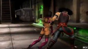 Mortal Kombat 9 All stage Fatalities on Mileena