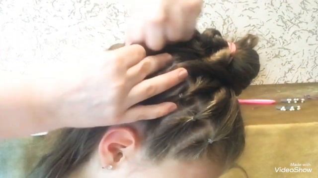 Легкая прическа для девочки #3 Дракончик смотреть онлайн