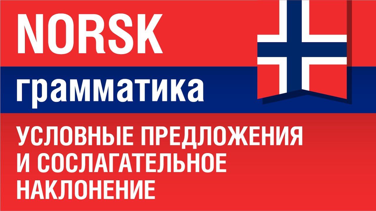 Норвежский язык. Грамматика. Условные предложения и сослагательное наклонение. Елена Шипилова